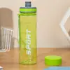 Novo copo de água esportivo simples de grande capacidade portátil ao ar livre esportivo fitness chaleira alto valor de cor plástico copo de água atacado