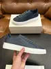Sapatos casuais masculinos populares de comércio exterior, couro genuíno, brancos, baixos, com padrão de lichia stn, couro macio, sola grossa, antiderrapantes, modernos para o dia a dia