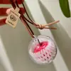 Frete Grátis Fruta da Paz Maçã Artificial Pingente para Carro Seguro Chaveiro de Viagem Pingente Criativo para Retrovisor de Carro