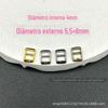 Fivela Japonesa Mini 4mm Acessórios para Roupas de Boneca Fivela de Alça para Boneca Bjd Fivela de Metal Fivela de Cinto Acessórios de Fivela Retangular