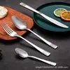 Oriente Medio para Juego de Cuchillo, Tenedor y Cuchara de Bistec de Amazon, Cuchara de Flor Cuadrada Creativa, Tenedor, Venta al por Mayor de Restaurante