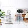 Estante de exhibición portátil para postres, pasteles, postres, mesa de descanso para té de varias capas, caja de postre occidental pequeña francesa