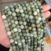 Grano de madera verde piedra cuentas redondas cuentas sueltas pulsera de cuentas hilo semiacabado accesorios de joyería diy cuentas hierba verde accesorios con cuentas lote