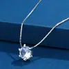 Collar de Cadena para Clavícula Múltiple, Estilo Minimalista Fresco, con Colgante de Gota de Agua de Vidrio e Hilo de Pesca Invisible para Mujer, Moda Transfronteriza