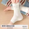 Calcetines Finos de Media Pierna para Mujer Primavera y Verano, Transpirables, Elegantes, Adelgazantes, Dulce Estilo Coreano Calentadores de Piernas, Calcetines Juveniles de Media Pantorrilla