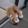 Tênis Infantil 2025 Primavera e Outono Novo Para Meninos Versátil Antiderrapante Respirável Sapatos de Lona para Estudantes Sapatos de Treino Alemães com Solado Macio para Crianças
