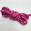 Corda Redonda de Poliéster 5mm 24 Cores Paracord Cordão para Cintura de Calça Chapéu Cadarço de Sapato Corda Lanyard Artesanal