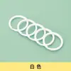 Llavero colorido pintado de 30 mm, aro de hierro color caramelo, accesorio para llavero, aro redondo, material para joyería DIY