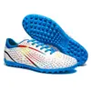 Zapatos de fútbol de suela plana transfronterizos para interiores talla grande para fútbol sala suela de tendón tacos largos tacos para césped zapatos de fútbol para entrenamiento profesional de estudiantes