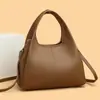 Bolso Cruzado de Cuero con Patrón de Lichi Estilo Cesta Transfronterizo, Bolso de Hombro Casual Texturizado de Color Sólido para Mujer, Tendencia Transfronteriza
