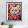 Hilo de punto de cruz NKF bordado serie animal gato paquete de material de bordado DIY decoración de sala de estar lote de fabricante