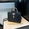 Diseño Nicho de Alta Gama Cuero Brillante Patrón Piedra Bolso Cuadrado Pequeño 2025 Primavera Nueva Moda Bolso Bandolera de Hombro Versátil