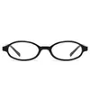 Armazón de Gafas Mismo Estilo que Celebridad de Internet para Personas Sexys Sin Maquillaje, Salidas de Verano, Gafas Ovaladas Retro de Alta Gama para Miopía, Se Pueden Combinar con Graduación