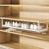 Sapateira Retrátil, Armário de Sapatos Doméstico, Divisória em Camadas, Suporte de Sapatos, Cesta Suspensa, Rack de Armazenamento Fácil de Instalar, Organizador de Sapatos