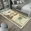 Amazon Temu Venda Quente Dólar Americano Tapete de Chão Moderno Quarto Resistente à Sujeira Fácil de Limpar Tapete de Cabeceira Dropshipping Disponível