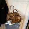 Ropa de Trabajo de Alta Gama Bolso de Gran Capacidad para Mujer 2025 Otoño e Invierno Nuevo Bolso Cruzado de Color Puro Bolso de Hombro a la Moda Bolso Tote