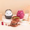 Lancheira Infantil Desenho Animado Camada Única Camada Dupla Lancheira Aquecível no Micro-ondas Lancheira Fofa Conserva Frescor Caixa de Frutas