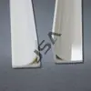 Tira de Chaflán de Potencia Plantilla de Hormigón Tira de Esquina de Arco de Cemento de PVC Tira de Chaflán en Forma de T Línea de Chaflán de Columna de Agua Clara