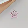 Grampo de Cabelo Estrela de Cinco Pontas Bb Clip Presilha Infantil Pequena Colorida Fofa Estrela Grampo Acessório de Cabelo para Meninas