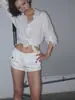 Iteatofice Camisa de Lino Estilo Old Money de Alta Inteligencia, Top Camisa Casual Holgado Relajado