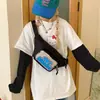 Bolsa Transparente para Muñeca Estilo Japonés, Fresca y Linda, Bolsa de Cintura de Dibujos Animados de Moda para Estudiantes con Alto Atractivo Estético