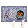 Tapete para Tigela de Comida de Gato Absorvente de Água, Secagem Rápida, Fácil de Limpar, que Evita Sujeira e Reduz a Necessidade de Tapetes de Chão, Best-Seller Transfronteiriço da Amazon, Disponível para Dropshipping