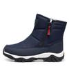 Botas de nieve gruesas de invierno para exteriores, zapatos de algodón con forro polar de talla grande para hombre, botas de algodón impermeables para la nieve, botas de algodón casuales cálidas para hombre para personas mayores