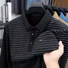 Nueva camiseta POLO de manga corta para hombre de verano al por mayor, camiseta deportiva versátil fina de cuello camisero casual de negocios para hombre, ropa para hombre