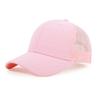 Sombrero de Verano para Niños Gorra de Béisbol de Color Sólido Protección Solar para Exteriores Transpirable Sombrero para el Sol Gorra de Visera de Malla Se Puede Usar como Logo