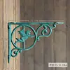 Suporte Triangular de Ferro Fundido Forjado Espesso Vintage Suporte de Prateleira Fixo de Ângulo Reto Montado na Parede Suporte de Prateleira com Suporte de Carga Galhada