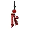 Cinnabar Torre Wenchang Conjunto de Canetas Wenchang Pingente Chaveiro Original Presente para Vestibular Ornamento Portátil para Mochila Escolar