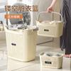 Cesta de Ropa Sucia para Baño del Hogar, Cesto de Lavandería de Gran Capacidad, Cesta de Almacenamiento de Ropa Sucia Hueca, Cesta de Lavandería Grande
