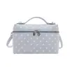 Tendencia transfronteriza bolso pequeño cuadrado de mano para principiantes bolso de mujer verano 2026 nuevo bolso de hombro único con bloques de color de lunares bolso cruzado para ir al trabajo