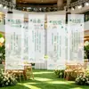 Texto con Temática de Sanación, Cortinas Largas Colgantes Semitransparentes, Montaje de Ambiente de Campamento en Pradera, Cortinas de Gasa, Reuniones en el Parque, Montaje para Influencers