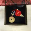 Fábrica de Origem Pingente de Moeda Espírito da Montanha de Latão Saco Taoísta Moeda Antiga Amuleto da Paz Item Decorativo Venda por Atacado em Estoque