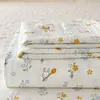 Nuevas Sábanas de Gasa Doble Capa Engrosada Individual Grado A para Maternidad e Infancia Juego de Tres Piezas para Cama Individual de Dormitorio Funda de Almohada