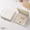 Em estoque Caixa de joias em couro PU caixa de embalagem para joias de presente pérola caixa para anel pingente pulseira colar atacado