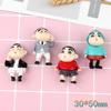 Lápis de cor pequeno novo PVC macio tridimensional desenhos animados acessórios cola creme capa de celular material diy paisagem em miniatura enfeites diy