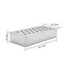 Caja para Ahumar de Acero Inoxidable para Barbacoa Caja para Madera de Frutal Caja para Tocino Caja para Ahumador de Barbacoa para Exterior Caja Picante para Barbacoa