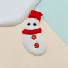 Dibujos Animados de Papá Noel Pegatinas de Tela para Ropa Moda Lindo Árbol de Navidad Pegatinas de Tela Decoración para Ropa y Bolsas Etiquetas Bordadas Venta al por Mayor