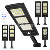 Cross-border novo exterior LED luz de parede solar indução corpo humano luz de jardim casa iluminação de parede de controle remoto luz de rua