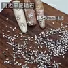 Mini Pedras de Unha com Fundo Plano Diamante Zircônia Chanfrada 1.5X3Mm Marquise Losango Zircônia Popular Cristal de Floco de Neve