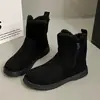 Botas Martin para Mujer Cálidas Protección contra el Frío Noreste Gran Algodón Botines Cortos Mujer 2026 Nuevo Estilo Invierno Más Terciopelo Engrosadas Botas de Nieve Modelo de Mujer