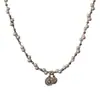 Collar de Perlas Colgante Redondo Estilo Francés Vintage Otoño e Invierno Gama Alta Elegante Sencillo Cadena para Suéter de Temperamento Versátil Personalidad