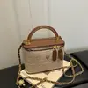 2026 Novo Estilo Bolsa de Ombro Transversal de Verão com Textura de Caixa Tecida para Mulheres Pequena Quadrada para Mulheres