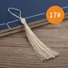 Atacado de Fábrica Ornamento Pendurado Estilo Antigo Marcador de Página Leque Festivo Tassel Colorido Embalagem Presente Cortina Pequeno Tassel