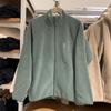 Ropa japonesa para hombre y mujer para otoño e invierno, chamarra polar con cremallera de manga larga con cuello alto, chamarra cálida, chamarra suéter 469955