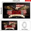 Bandeira Comemorativa Personalizada Transfronteiriça Americana Mais Vendida do 250º Aniversário dos Estados Unidos 1776-2026 Declaração de Independência
