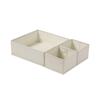 Nueva Caja de Almacenamiento de Algodón y Lino, Organizador de Almacenamiento de Tela para Artículos Pequeños, Cajón Divisor de Almacenamiento, Caja de Almacenamiento para Ropa Interior y Calcetines
