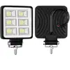 Luz de Trabajo LED Cuadrada de 4 Pulgadas 48 LEDs Spotlight Iluminación Auxiliar Luz de Inspección para Vehículos Todoterreno Transfronteriza Automotriz